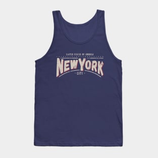 Retro Vintage New York USA Tank Top